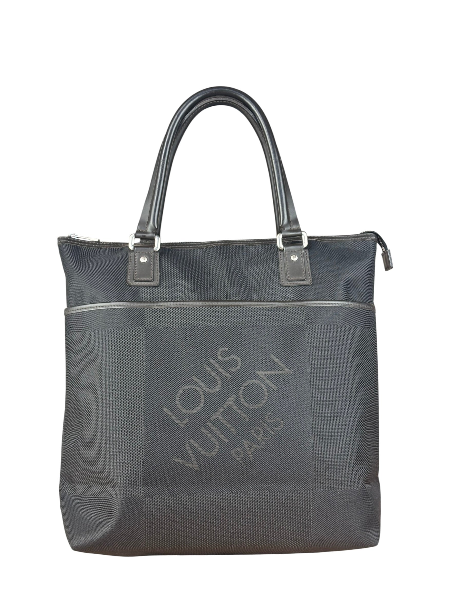Louis Vuitton Black Damier Canvas Geant Tote