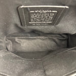 Coach Black Crossgrain Leather Wade Backpack