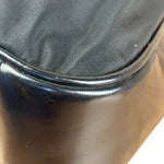 Prada Black Tessuto Nylon Leather Trim Hobo Bag