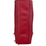 Balenciaga Red Leather Blackout City Two-Way Bag