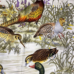 Gucci Vintage Silk Bird Bath Scarf