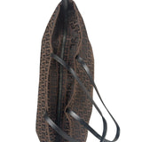 Fendi FF Vintage Brown Zucca Print Zip Shoulder Tote