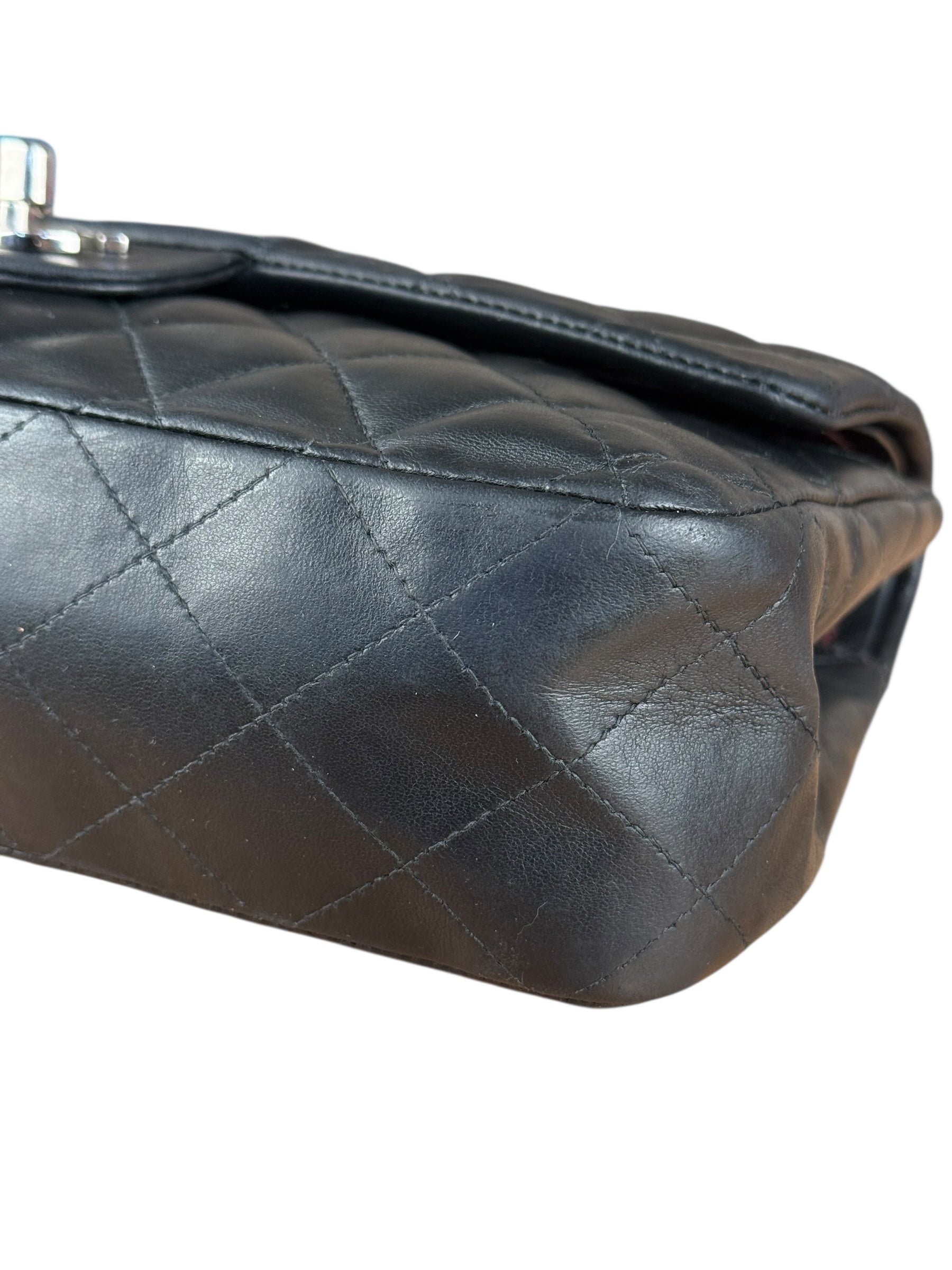 Chanel Classic Quilted Black Double Flap Bag 2003