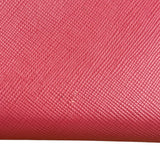 Prada Vintage Pink Saffiano Leather Long Wallet