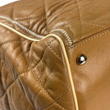 Chanel Camel Quilted Lambskin East-West Large Chain Tote 2008