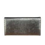 Cartier Vintage Metallic Gold Happy Birthday Continental Wallet