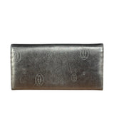 Cartier Vintage Metallic Gold Happy Birthday Continental Wallet