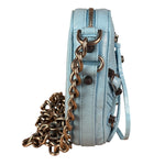 Balenciaga Light Blue Le Cagole Heart Mini Bag