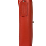 Coach Coral Red Leather Legacy Penny Shoulder Bag
