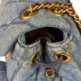Coach Blue Denim Mini Tabby Backpack