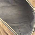 Celine Brown/Black Leather Bowling Bag