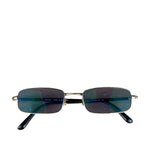 Prada Vintage Blue Square Frame Sunglasses (RX)