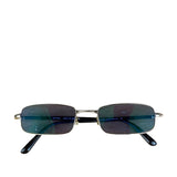Prada Vintage Blue Square Frame Sunglasses (RX)