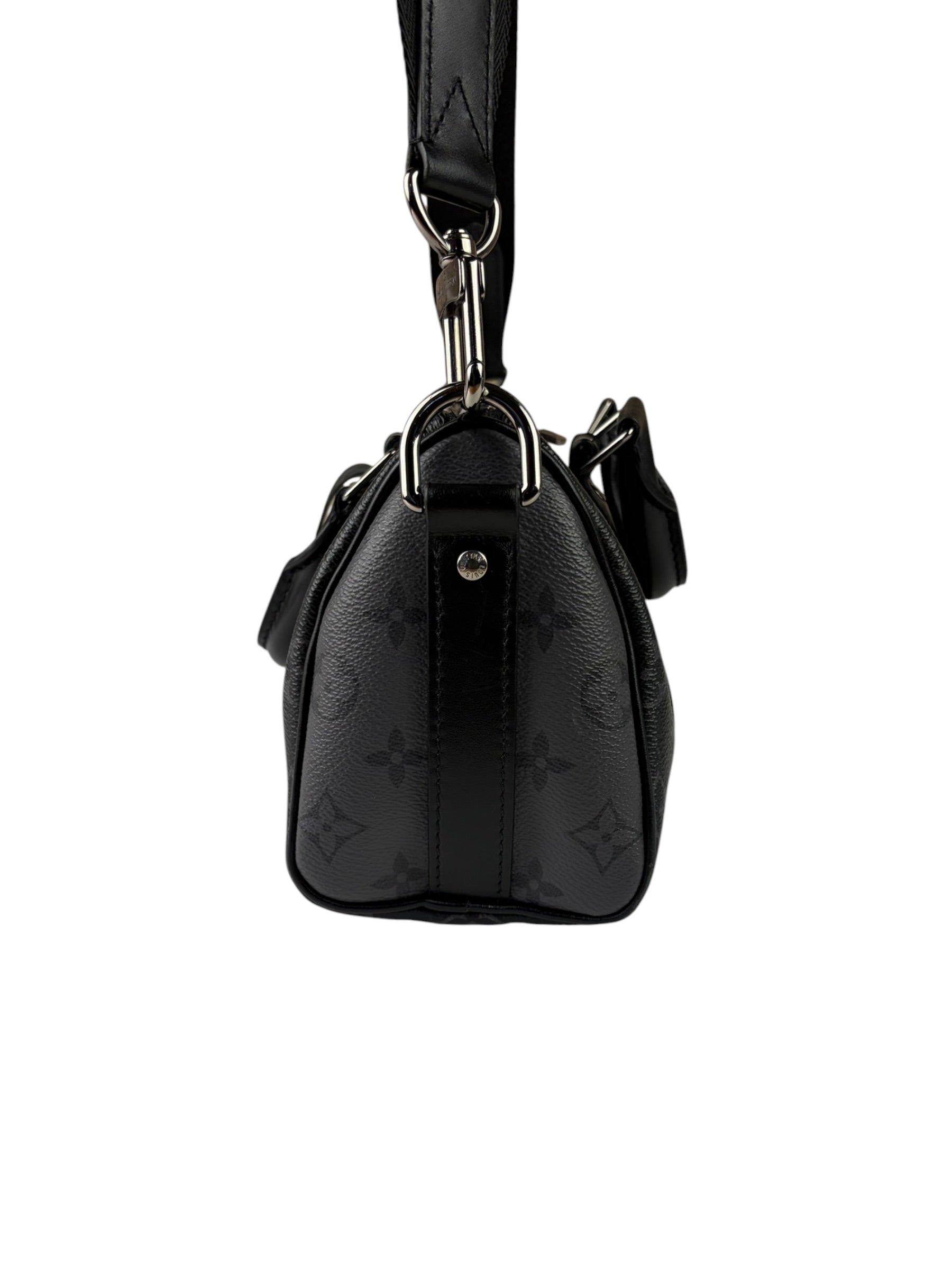 Louis Vuitton Grey Monogram Keepall Bandoulière 25