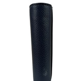 Christian Dior Navy Leather Tri-Fold Compact Wallet