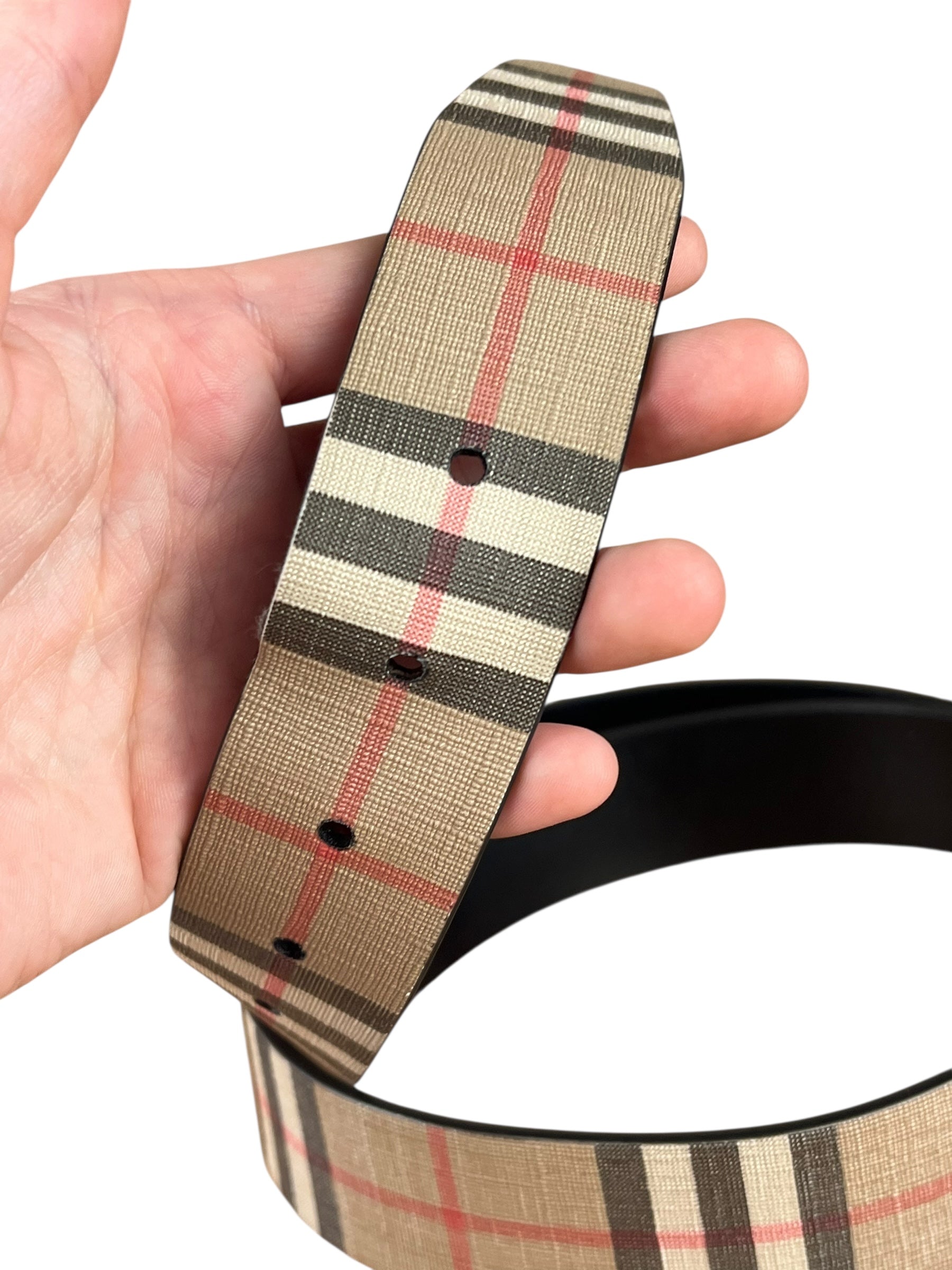 Burberry Nova Check Belt