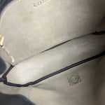 Loewe Suede Anagram Shoulder Tote Olive