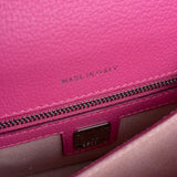 MCM Pink Leather Millie S Crossbody Bag