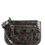 Balenciaga Le Cagole Zip Pouch Metallic