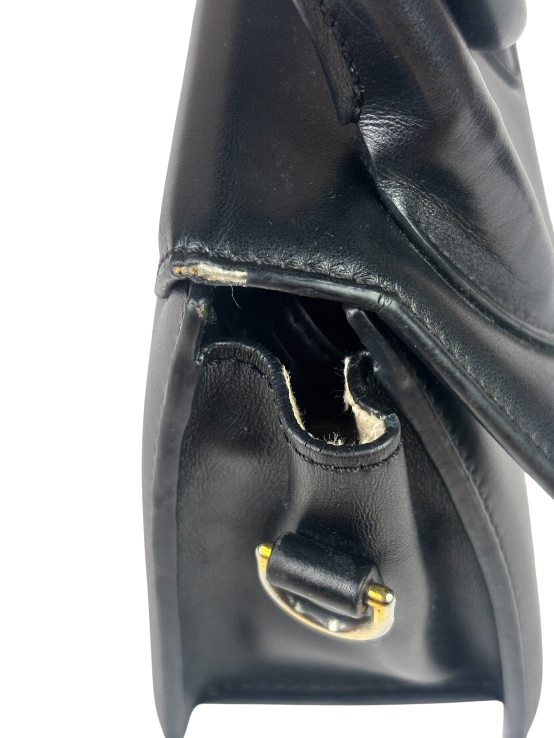 Jacquemus Black Leather The Knot Chiquito Two-Way Bag