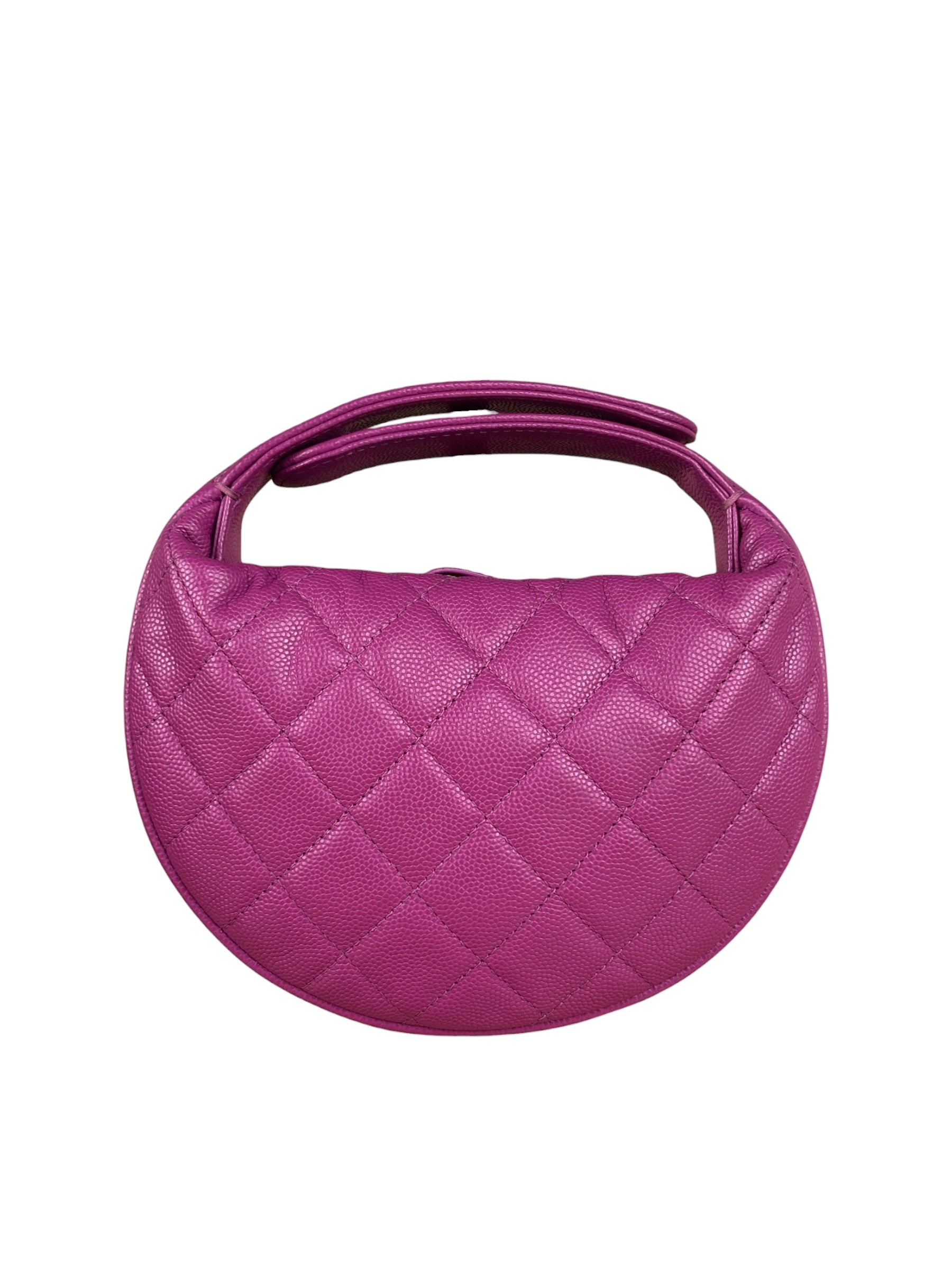 Chanel Caviar Polly Pocket Mini Hobo Bag 2023