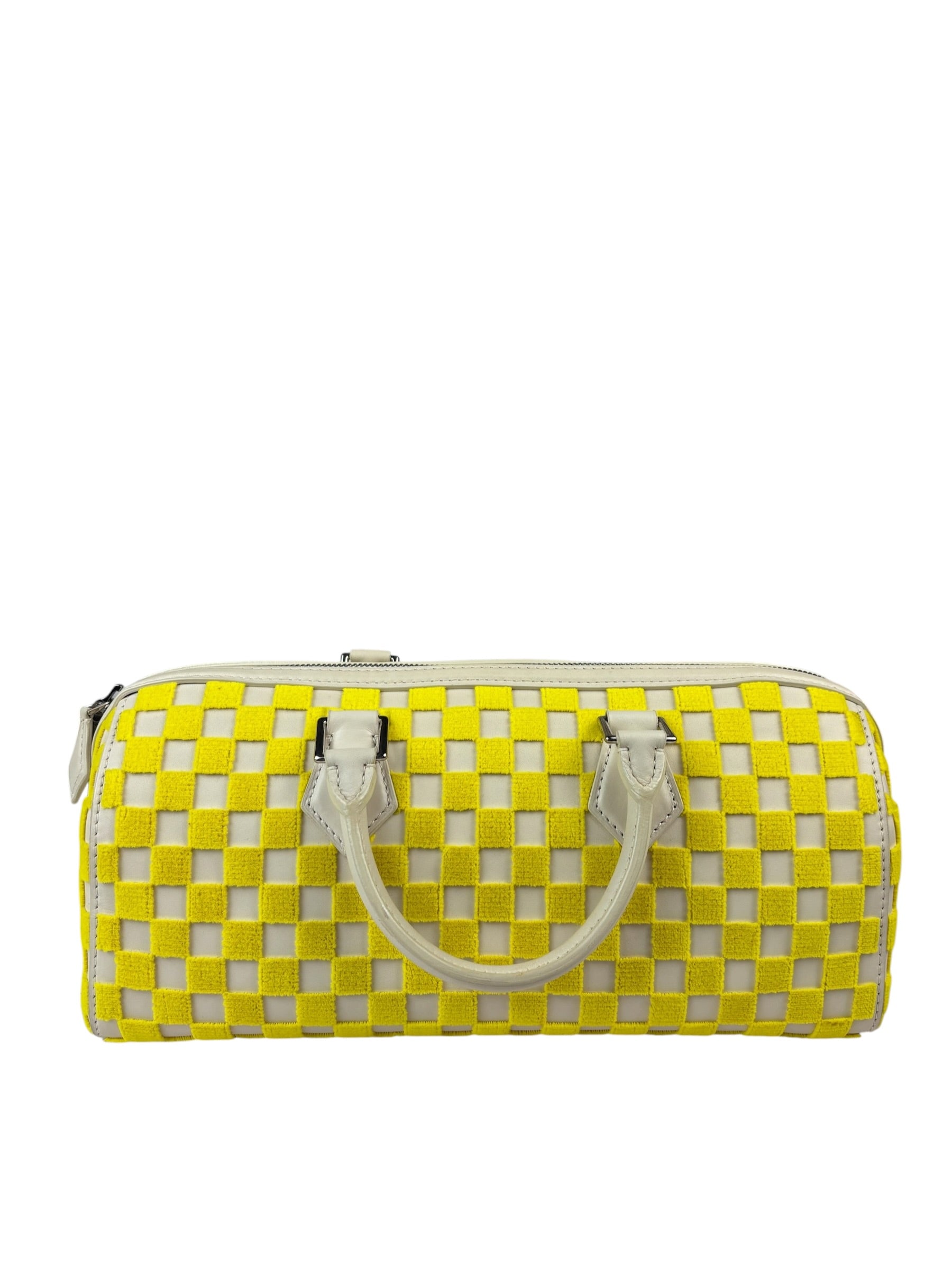 Louis Vuitton Yellow Damier Cube East/West Speedy