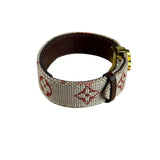 Louis Vuitton Pink Monogram Mini Lin Bracelet