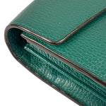 Gucci Green Leather Crystal Embellished Dionysus Chain Bag