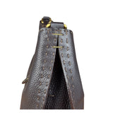 Fendi Brown Selleria Leather Hobo Bag