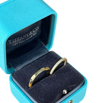 Tiffany & Co His & Hers Rings 18k Gold w/ Diamonds