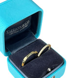 Tiffany & Co His & Hers Rings 18k Gold w/ Diamonds