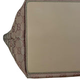 Gucci Vintage Pink Canvas Large Tote Bag