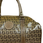 Fendi Vintage Zucchino PVC Boston Bag
