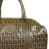 Fendi Vintage Zucchino PVC Boston Bag
