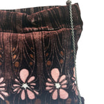 Miu Miu Multicolor Velvet/Leather Trim  Chain Crossbody Bag