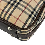 Burberry Brown Leather House Shoulder Bag