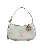 Louis Vuitton White Leather Monogram Moon Empreinte Pochette