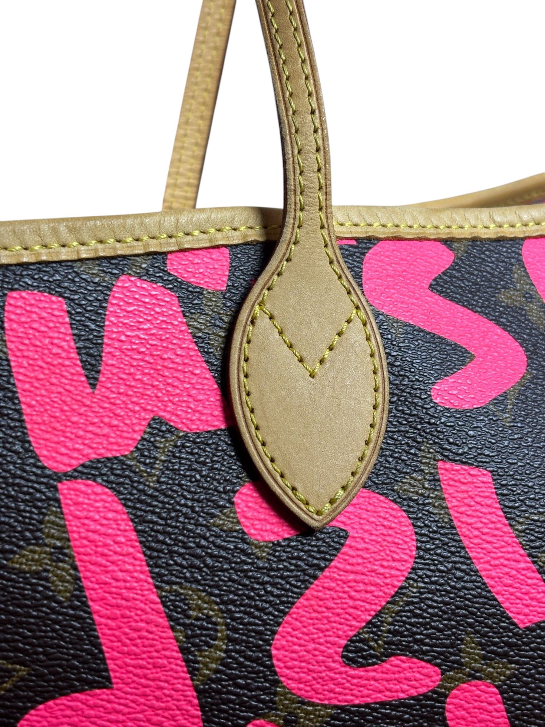 Louis Vuitton x Stephen Sprouse Graffiti Pink/Brown Monogram Neverfull GM