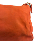 Fendi Vintage Peachy Suede/Leather Forever Flap Mamma Baguette
