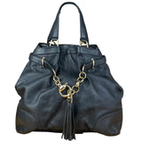 Gucci Vintage Black Leather Sienna Tote