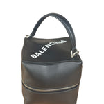 Balenciaga Black Leather Cube Bag 4x4