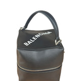 Balenciaga Black Leather Cube Bag 4x4