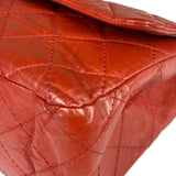 Chanel Red Quilted Leather 2.55 Reissue Double Flap Bag 2010