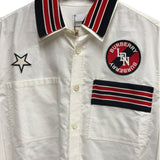 Burberry Vintage Patch Logo Button Down Shirt