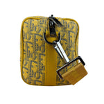 Christian Dior Yellow Oblique Canvas Lingot 22 Shoulder Bag