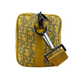 Christian Dior Yellow Oblique Canvas Lingot 22 Shoulder Bag