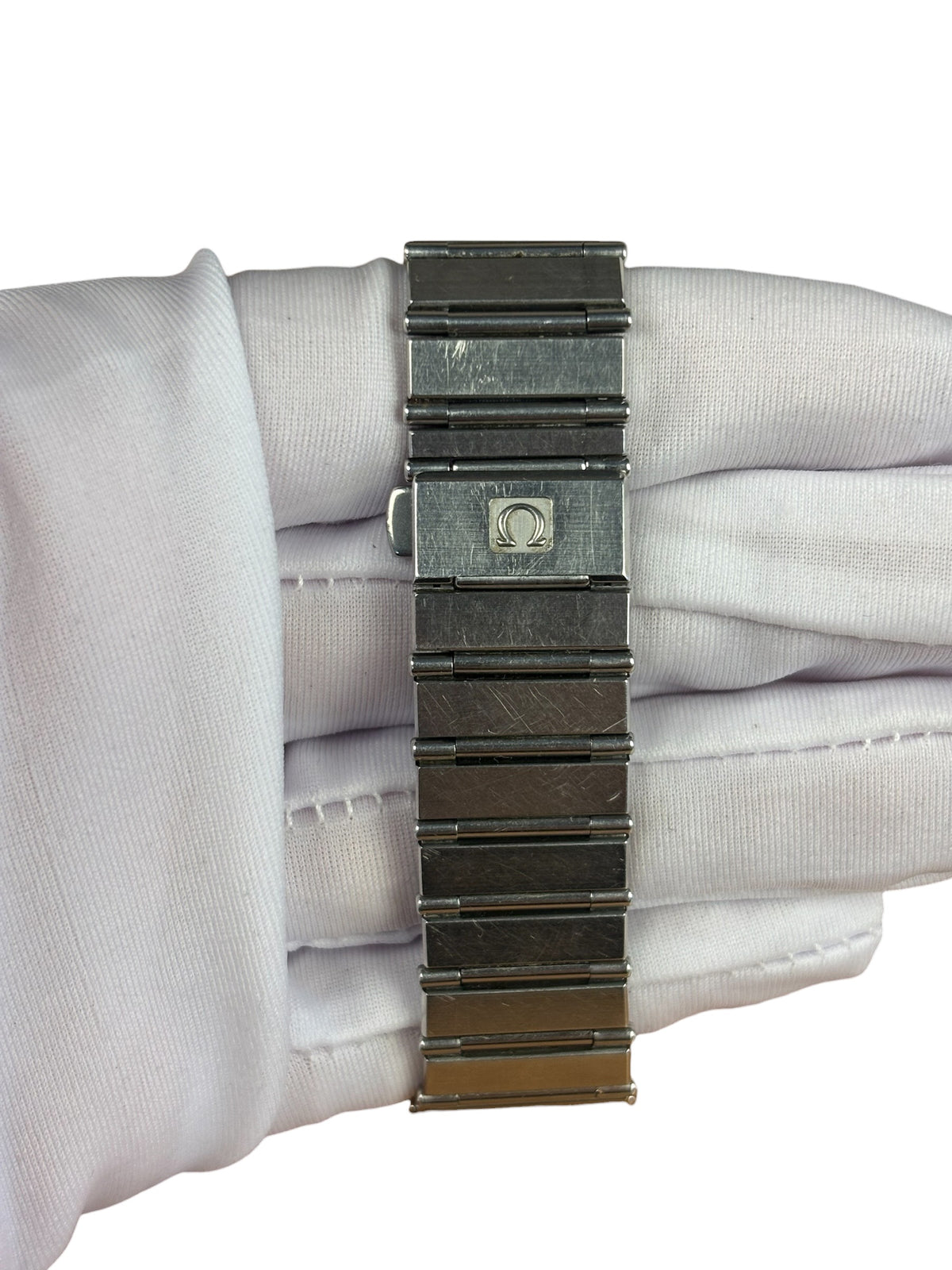 Omega Constellation White Dial Blue Hands