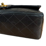 Chanel Quilted Flap Bag Black 1989