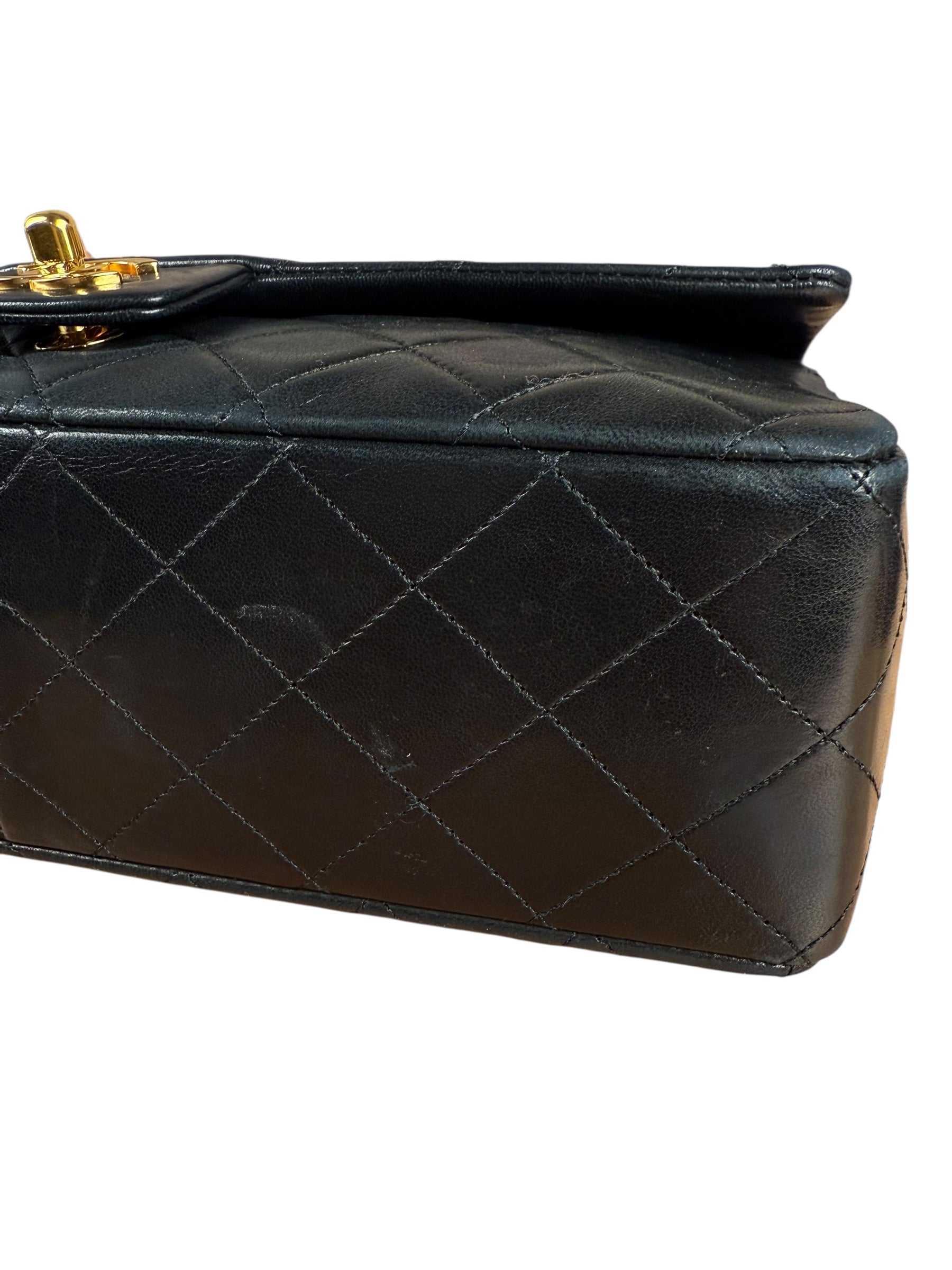 Chanel Quilted Flap Bag Black 1989