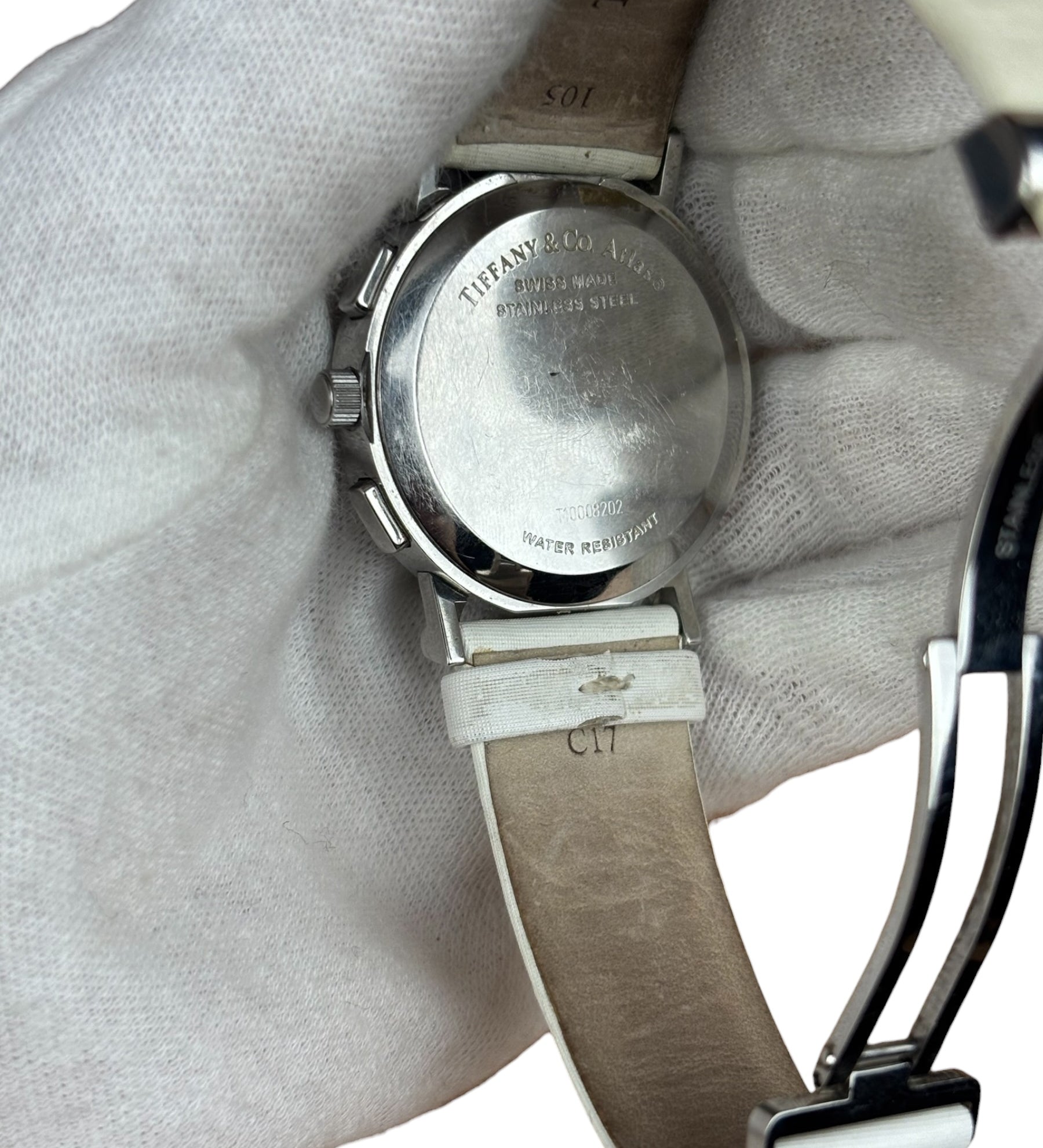 Tiffany & Co. Atlas Chronograph Mother Of Pearl Dial